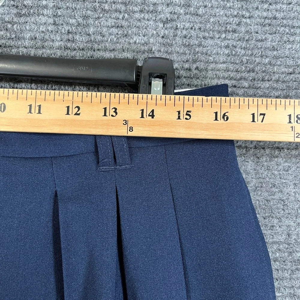 Vintage 90s Smokey Joes Bruno Pleated Trousers Mens 32L Navy Double Pleat Formal